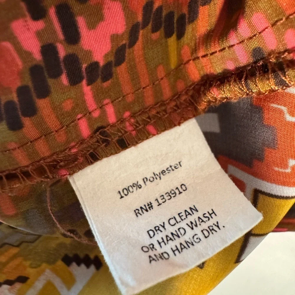 Show Me Your Mumu Aztec Patchwork Tunic Button Down Tribal Womens Size XSmall